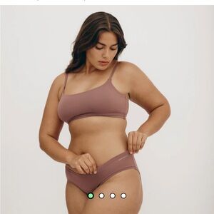 Organic Basics Dusty Rose flex hipster panties underwear medium